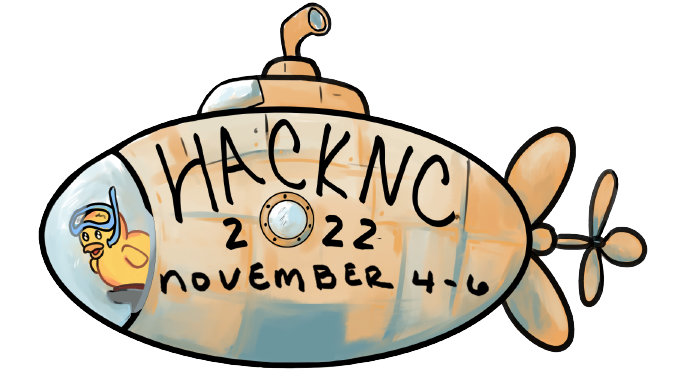 HACKNC 2022 Submarine Logo